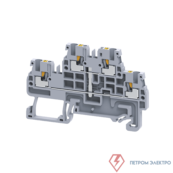 Клемма 2х-ярусная push-in OptiClip CPDL-2.5-2L-I-S сер. КЭАЗ 331864