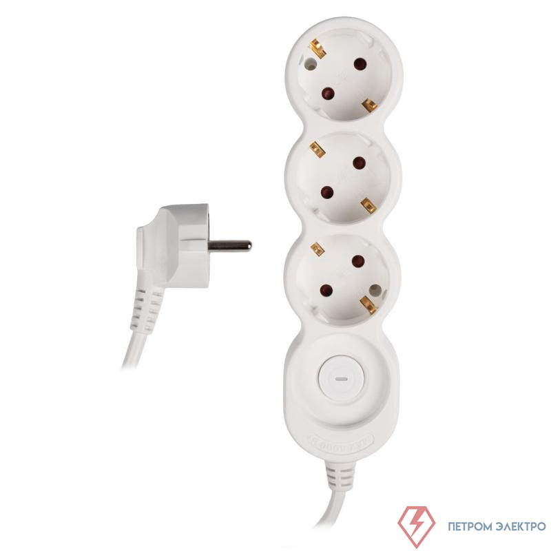 Удлинитель EX-03GS-500 (3х5) заземл. выкл. JazzWay 5065185