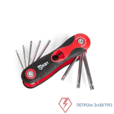 Набор торцевых ключей TORX НТК-Т-08 КВТ 80958