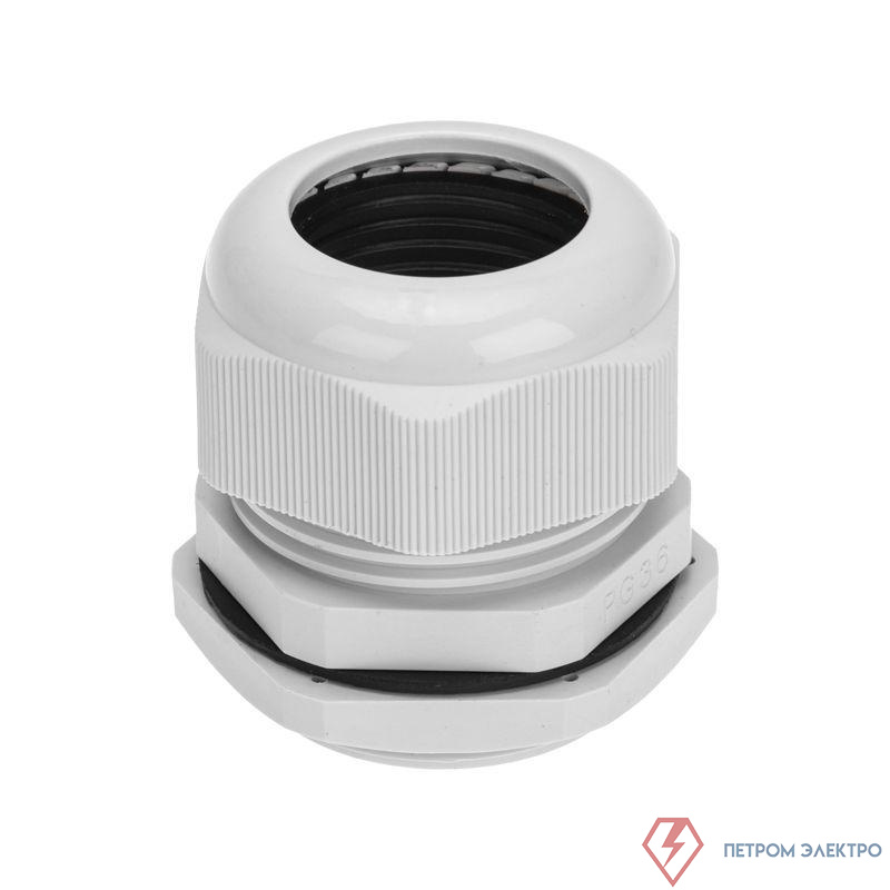 Ввод кабельный PG-36 (22-32мм) сер. комплект (уп.1шт) Rexant 07-8036-A1