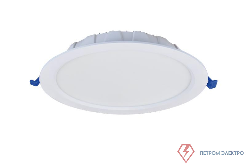 Светильник светодиодный FD 10 R 30W OP 940 D200 WH IP44 231х47мм 30Вт 4000К Ra 90 IP44 встраив. бел. даунлайт Русский Свет 11041023234