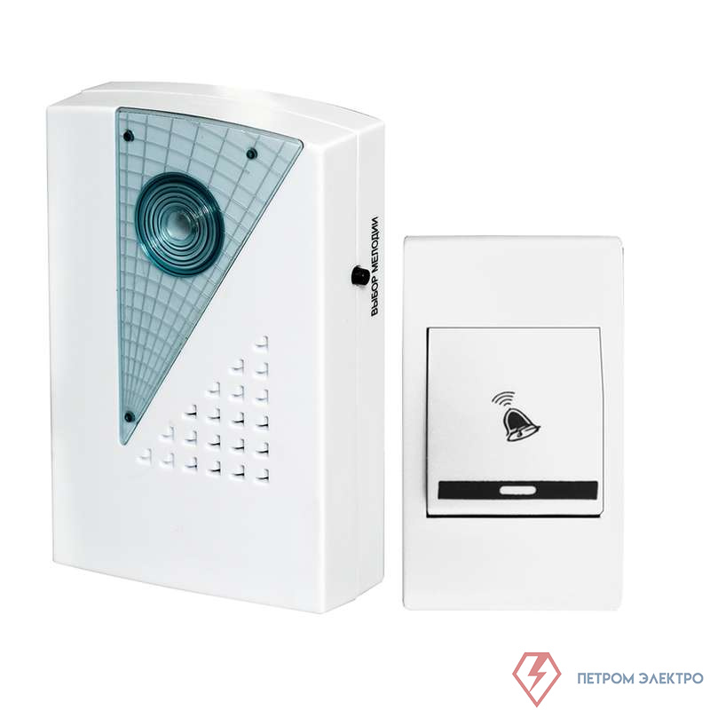 Звонок беспроводной Полонез 32 мелодии 150м 2AAх1.5В МОНОМАХ ПЛ-01Б