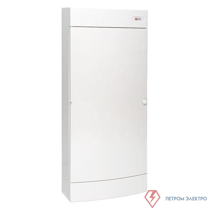 Щит распределительный навесной Unix 4х12мод. IP41 бел. дверь PROxima EKF ux-4x12-nw