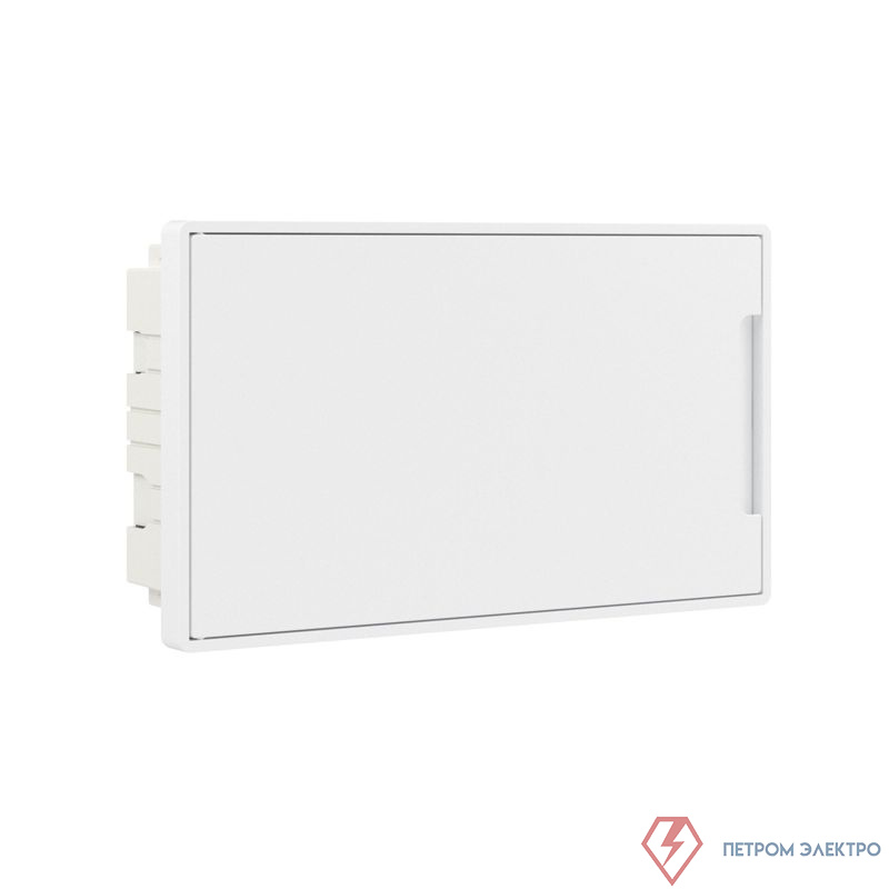 Щиток встраиваемый FRAME 18мод. с бел. дверцей с 2 шинами PEN на 8 и 10 отверст. бел. DKC F18B1WW