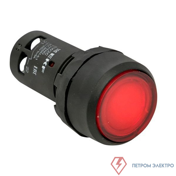Кнопка SW2C-10D с подсветкой красн. NC 230В PROxima EKF sw2c-md-r-nc