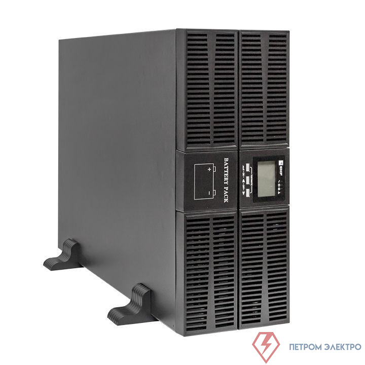 Источник бесперебойного питания двойного преобразования E-Power SW900G4 6000В.А 1ф для монтажа в стойку 230В с АКБ 16х12В 7А.ч EKF SW960G4-RT-B