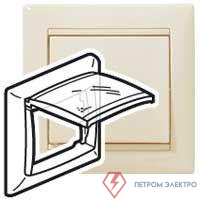 Рамка 1-м Valena IP44 сл. кость (DIY-упак.) IEK 695642