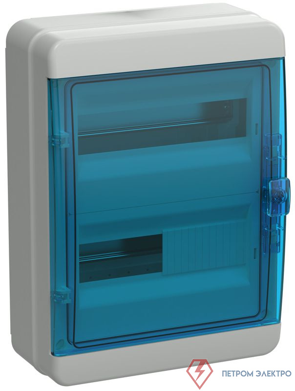 Корпус КМПн-24 TEKFOR IP65 син. прозр. дверь пластик. IEK TF5-KP72-N-24-65-K03-K07