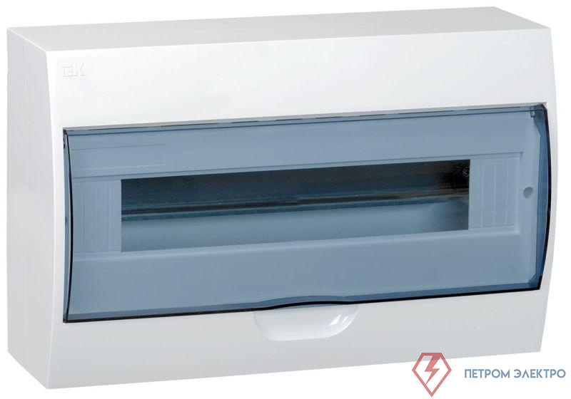 Корпус навесной ЩРН-П-18 Krepta 3 IP41 пластик. бел. IEK MKP12-N-18-40-10