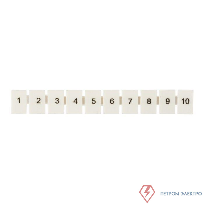 Маркеры для ST 1.5 с нумерацией 1-10 (уп.100шт) PROxima EKF zb-st-1.5-1-10