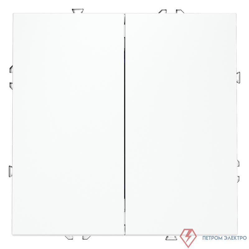 Выключатель 2-кл. СП S70 10А механизм бел. матов. Voltum VLS020102