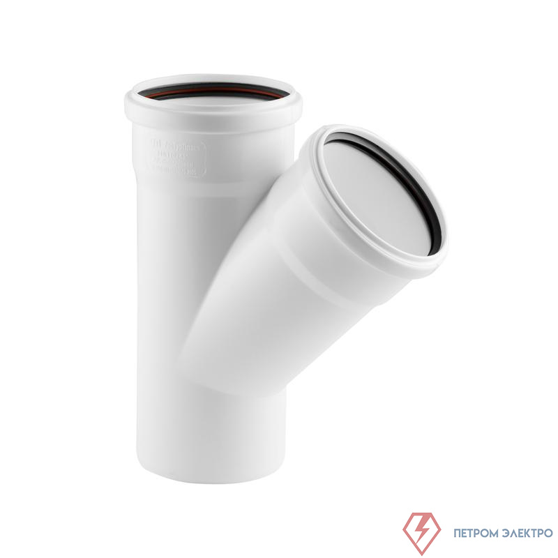 Тройник ELITE МК МПП 110/110х45 бел. RTP 36524