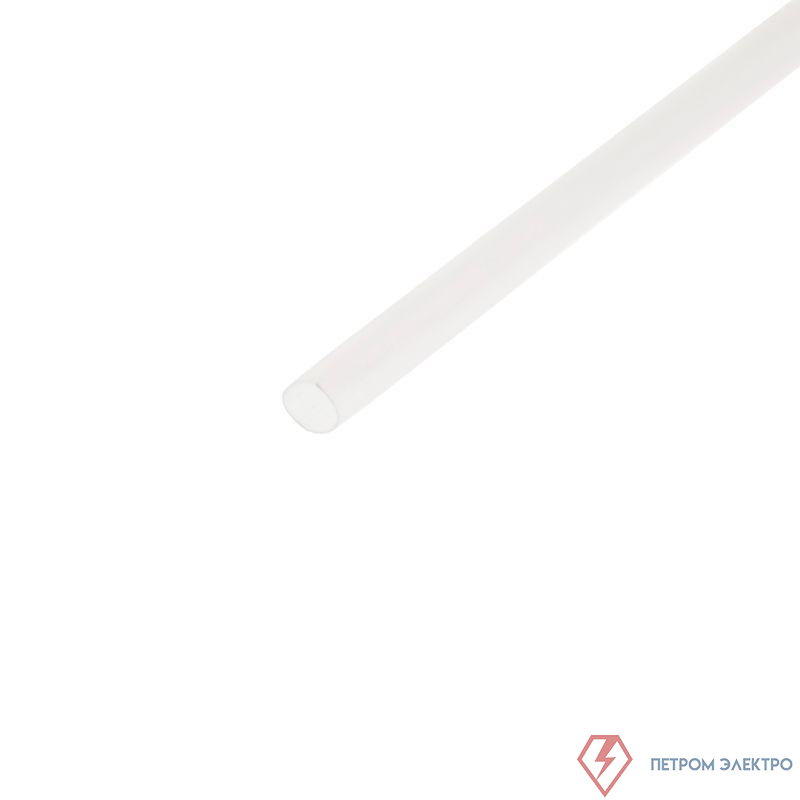 Трубка термоусадочная ТУТ 5.0/2.5 Н-1 (горючая) прозр. 1м Rexant 20-5009