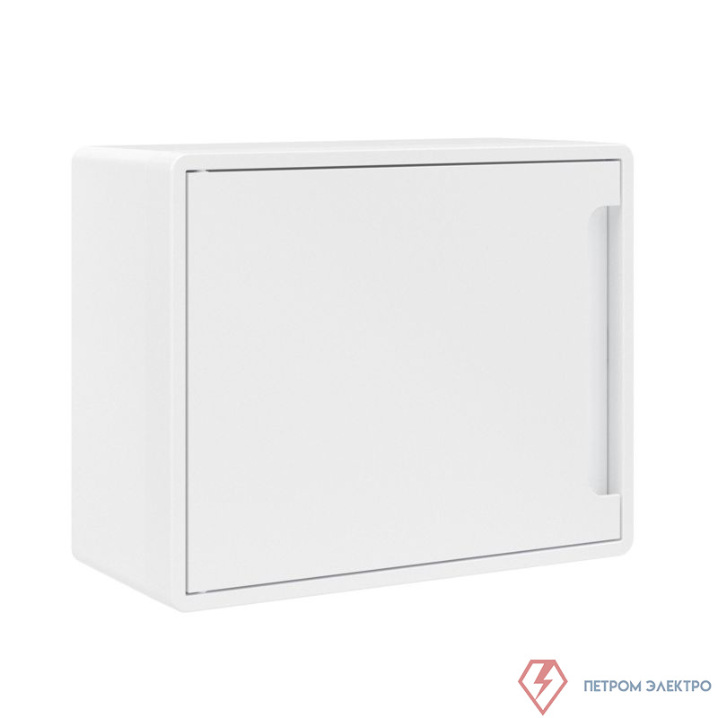 Щиток настенный FRAME 8мод. с бел. дверцей с 2 шинами PEN на 6 и 8 отверст. бел. DKC F08W1WW