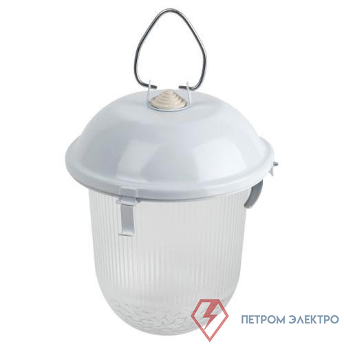 Светильник НСП 41-200-001 Желудь max 200Вт E27 IP54 185х260 без решетки сталь стекло бел. ЭРА Б0052018