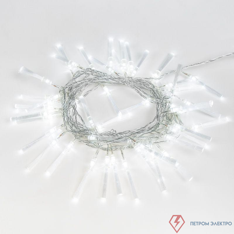 Гирлянда светодиодная "Кисточки" 5м 48LED бел. 2Вт IP20 Neon-Night 303-035