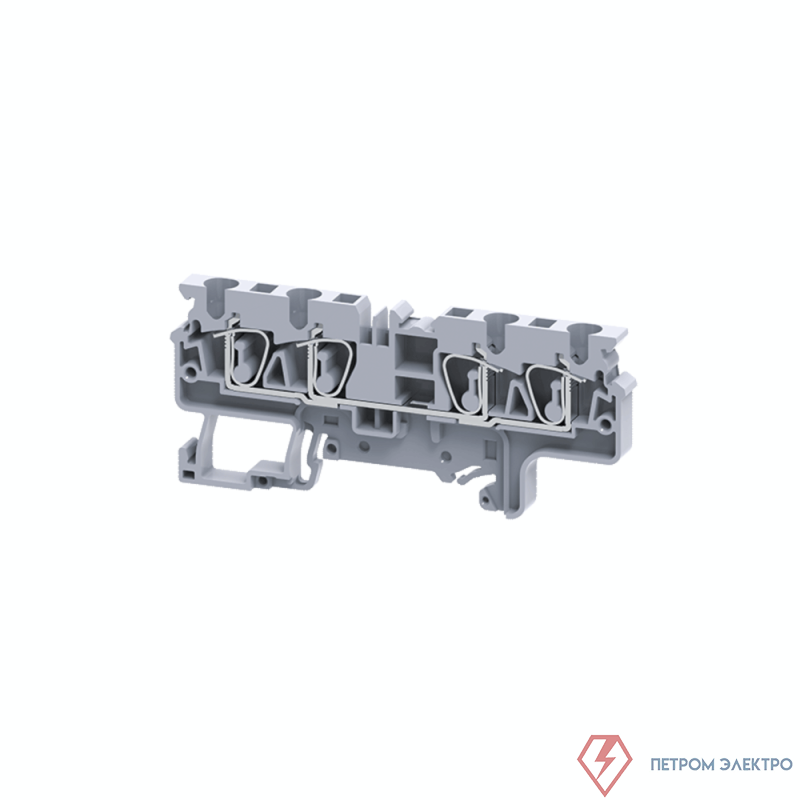 Клемма с четырьмя контактами пружинная OptiClip СX-4-QUATTRO-(0.2-4)-I-BU син. КЭАЗ 289756