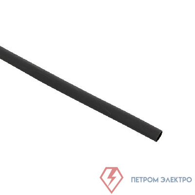 Трубка термоусадочная ТУТк с клеевым слоем нг 9/3 черн. 1м (уп.10м) PROxima EKF tut-k9-b