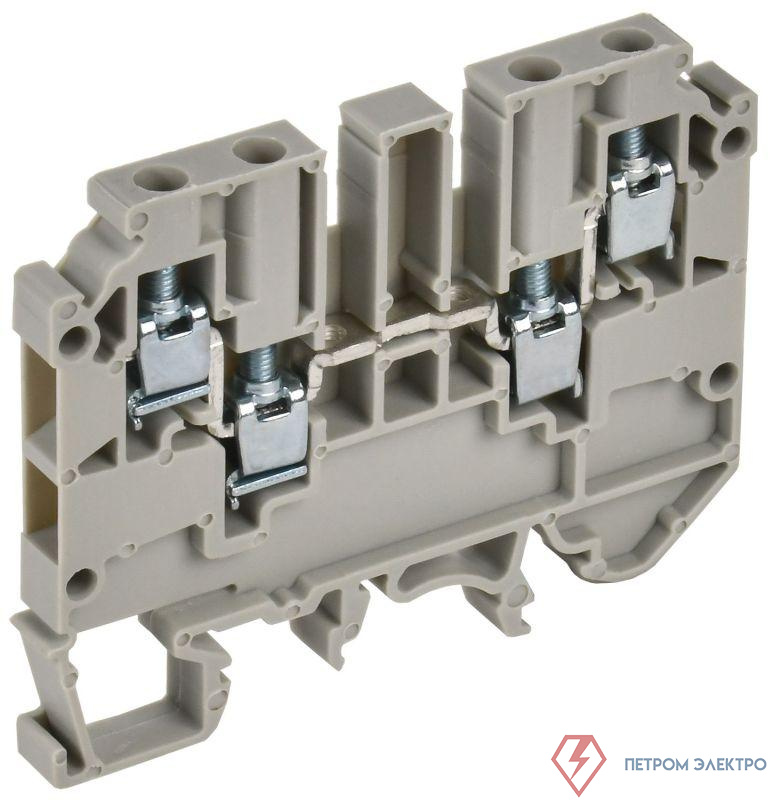 Колодка клеммная CTS-MC ARMAFIX 4 вывода 4кв.мм сер. IEK YCT12-00-4-K03-004