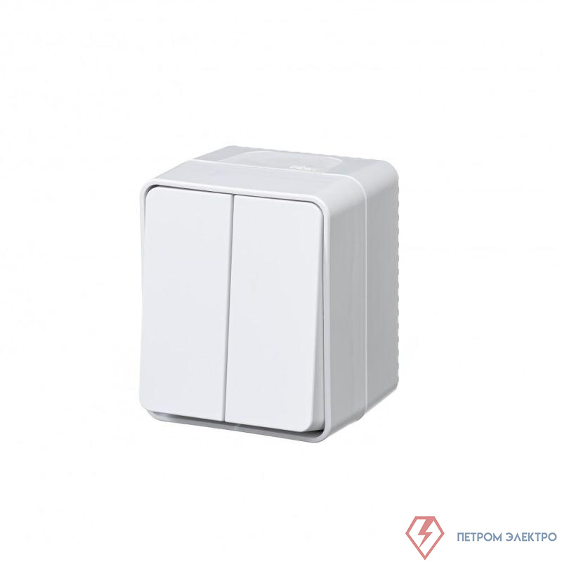 Выключатель 2-кл. ОП AtlasDesign PROFI IP54 10AX бел. SE ATN540151