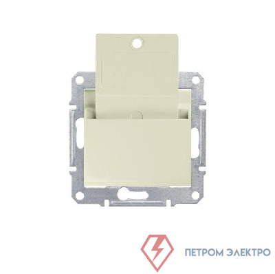 Выключатель карточный 1-кл. СП Sedna 10А IP20 250В механизм беж. SchE SDN1900147