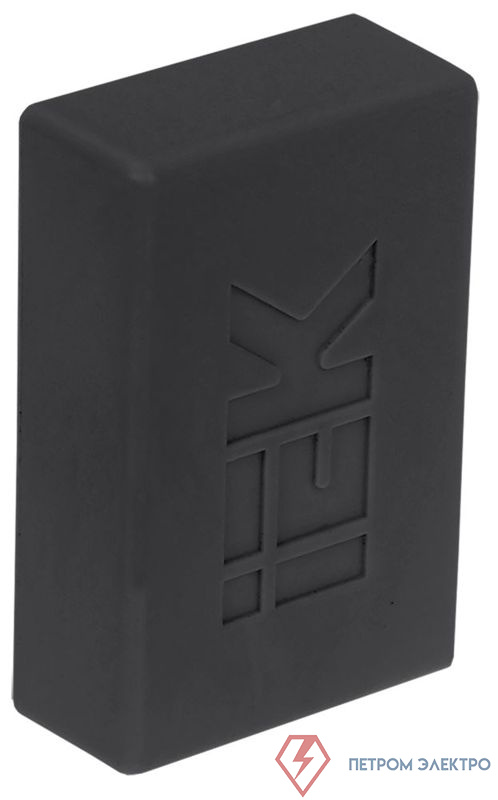 Заглушка КМЗ 25х16 черн. (уп.4шт) ELECOR IEK EL-KK10D-Z-025-016-K02 0