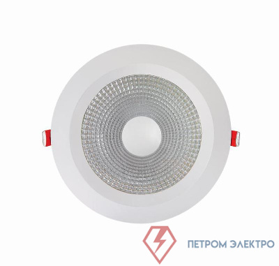 Светильник светодиодный DOWNLIGHT ДВО 45Вт 3000К 4275лм IP20 36 град. ECO CLASS бел. LEDVANCE 4058075307537