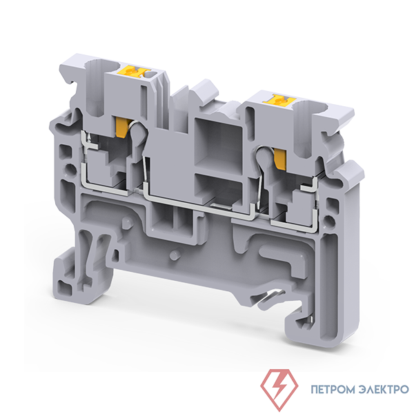 Клемма проходная push-in OptiClip CP-2.5-I-24А (0.2-2.5) сер. КЭАЗ 331838