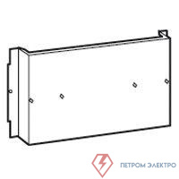 Пластина монтаж. DPX 250/630 верт. монтаж. для XL3 800/4000 36мод. Leg 020672