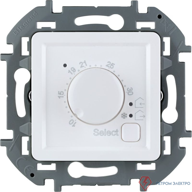 Термостат Inspiria с внешн. датчиком для тепл. полов бел. IEK 673810