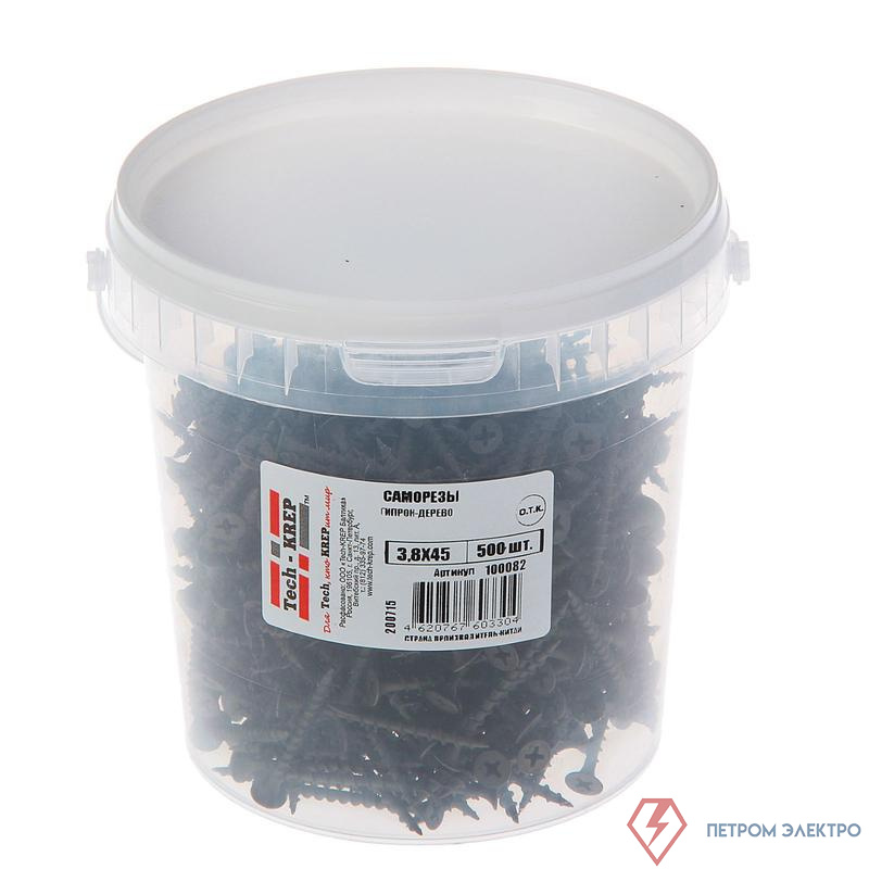 Саморез ШСГД 3.8х45 (уп.500шт) Tech-Krep/Zitar 100082