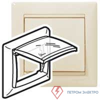 Рамка 1-м СП Valena IP44 сл. кость (DIY-упак.) IEK 695642