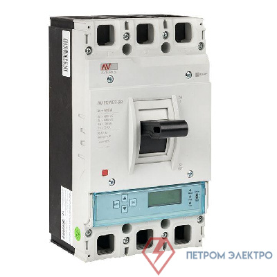 Выключатель автоматический 630А 100кА AV POWER-3/3 ETU6.0 AVERES EKF mccb-33-630H-6.0-av