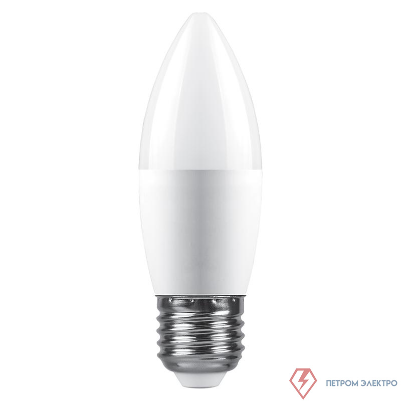 Лампа светодиодная SBC3720 20Вт C37 свеча 4000К E27 230В SAFFIT 55270