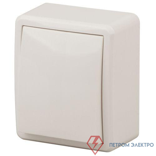 Выключатель 1-кл. ОП Эра Эксперт 10А IP20 11-1201-02 250В 10AX сл. кость Эра Б0020655