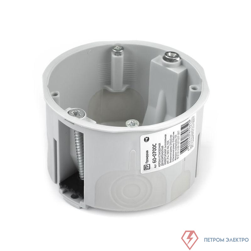 Коробка установочная двухкомпонентн. 60-0700С универсальная 68х47 Промрукав 60-0700С