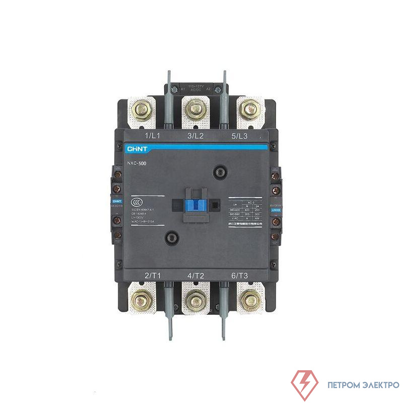 Контактор NXC-500 500А кат. 220-240В AC/DC 2НО+2НЗ AC-3 (R) CHINT 836560