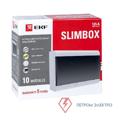 Щит ЩРН-П-10 "SlimBox" IP41 PROxima EKF sb-n-10