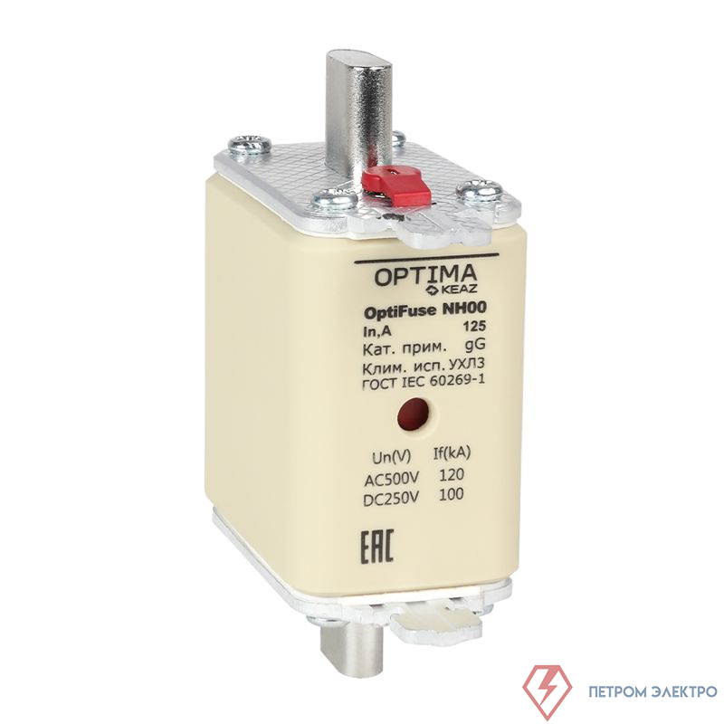 Вставка плавкая OptiFuse NH00-20-gG-УХЛ3 КЭАЗ 374928