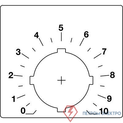 Шильдик для потенциометра (со шкалой) ABB SK615562-88