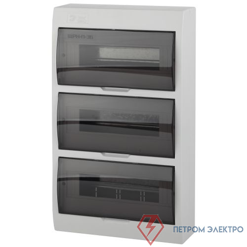 Бокс навесной ЩРН-П-36 36мод. IP41 пластик SIMPLE NO-box_simple-plastic_36_surface BOXS36 Эра Б0041529