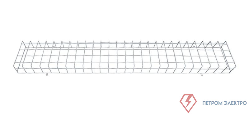 Решетка защитная для светильников 1320х230х96мм бел. JazzWay 5045477