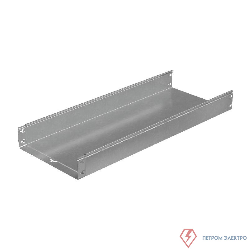 Лоток листовой неперфорированный 400х100 L2000 1.2мм "Быстрый монтаж ПЛЮС" LNplus100-400-1.2-2000 КМ PL2938