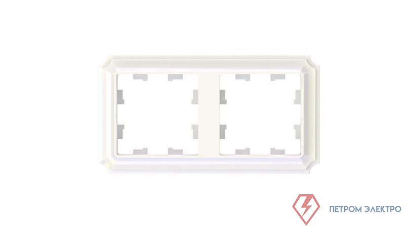 Рамка 2-м AtlasDesign Antique универс. жемчуж. SE ATN100402