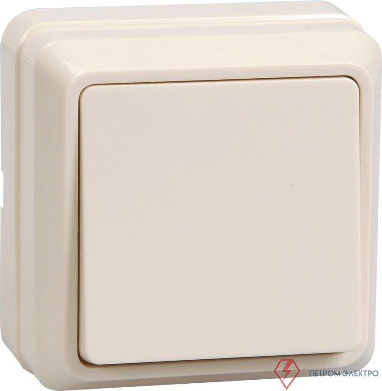 Выключатель 1-кл. ОП Октава 10А IP20 ВС20-1-0-ОКм крем. GENERICA EVO10-K33-10-DC