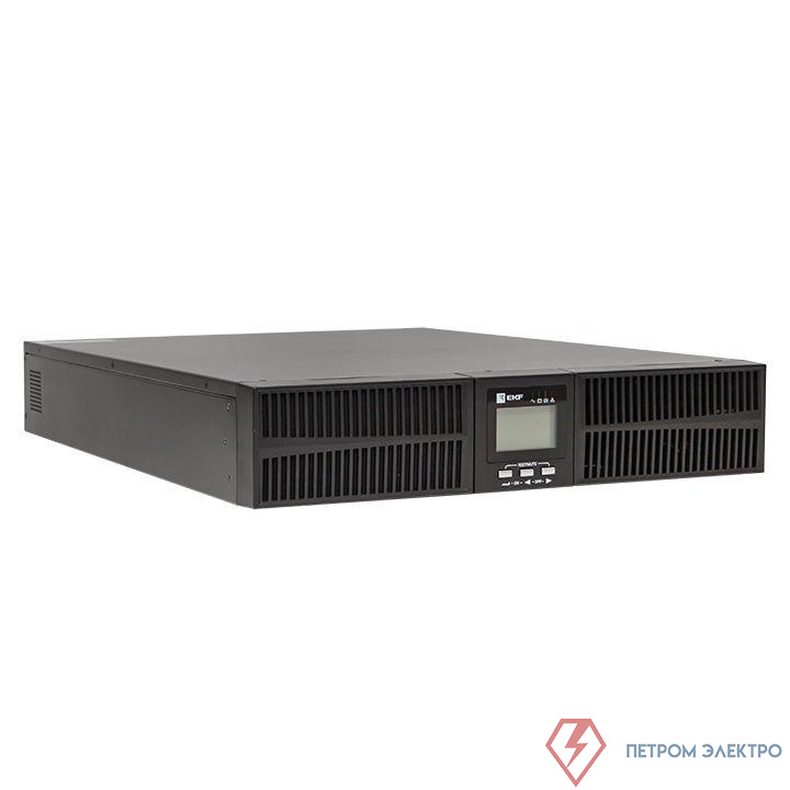 Источник бесперебойного питания двойного преобразования E-Power SW900G4 10000В.А 3/1 для монтажа в стойку 380/230В с АКБ 16х12В 9А.ч EKF SW901G4-RT-B-31 0