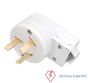 Вилка штепсельная 32А 250В бел. Bylectrica В32-001