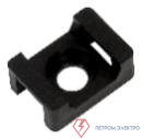 Площадка под хомуты PCP-S 22х16-100BL с монтажн. отверст. PA6.6 черн. (уп.100шт) JazzWay 5055209