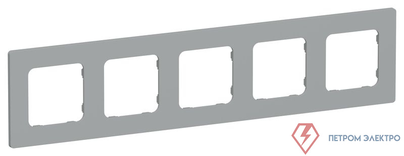 Рамка 5-м СП FLITE РУ-5-К-ФлС сер. IEK FI-M52-32-20-K03