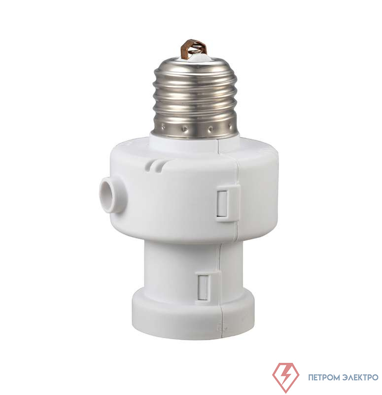 Фотореле FR-04 патрон E27 со встроенным таймером отключения 5-15Лк 100Вт Duwi 25873 5